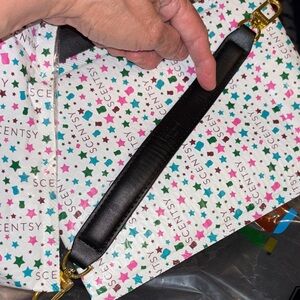 Louis Vuitton mini purse strap in color black